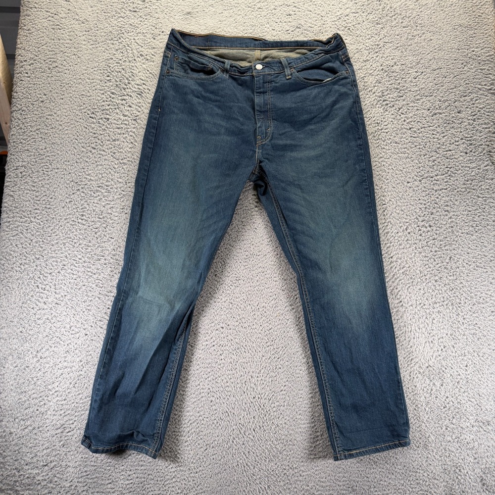 Levi's 541 Jeans Mens 36x30 Blue Cotton Denim Straight Faded‎ Workwear Stretch